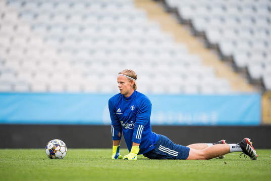 Goalkeeper Jakob Tånnander