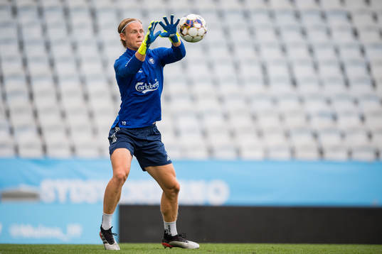 Goalkeeper Jakob Tånnander