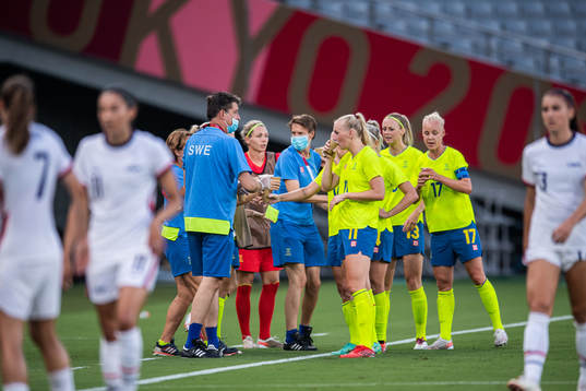 Stina Blackstenius of Sweden
