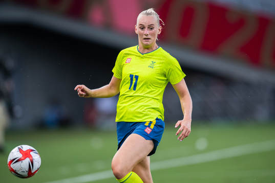 Stina Blackstenius of Sweden