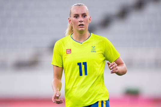 Stina Blackstenius of Sweden