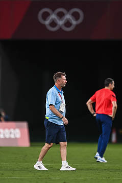 Peter Gerhardsson, head coach of Sweden