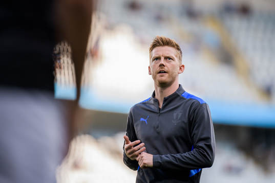 Anders Christiansen of Malmö FF prior to the UEFA