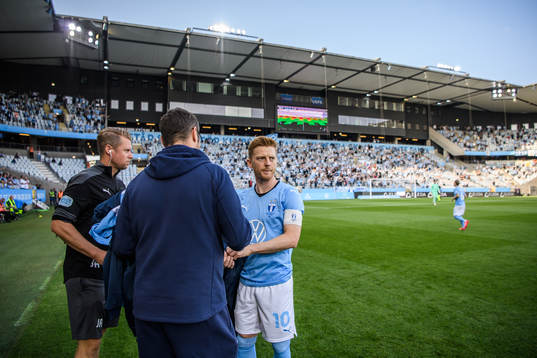 Anders Christiansen of Malmö FF prior to the UEFA