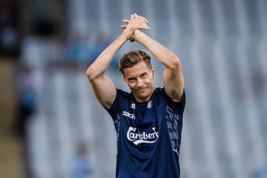 Markus Halsti of Helsingfors is being celebrated by