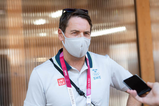 Glenn Solberg, head coach of the Swedish handball team, at