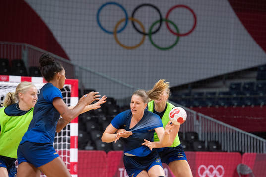 Melissa Petrén of the Swedish women´s handball team