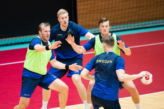 Max Dark, Anton Lindskog and Jonathan Carlsbogård of the