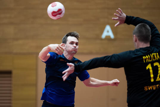 Hampus Wanne of the Swedish handball team