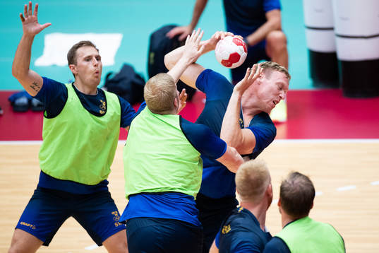 Albin Lagergren and Fredric Pettersson of the Swedish