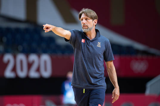 Head coach Tomas Axnér of the Swedish women´s handball