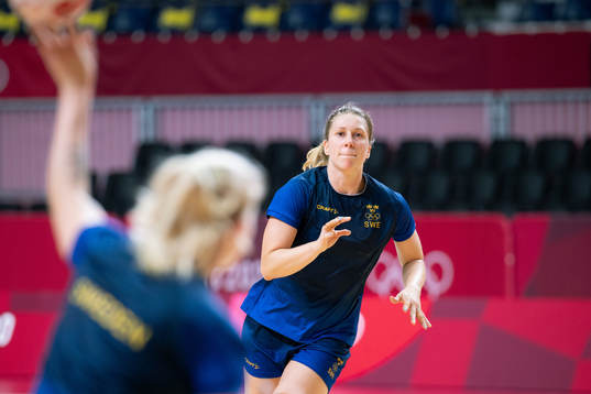 Melissa Petrén of the Swedish women´s handball team