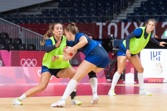 Anna Lagerquist of the Swedish women´s handball team