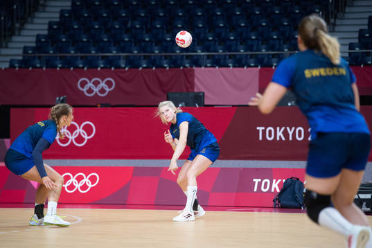 Nina Dano of the Swedish women´s handball team
