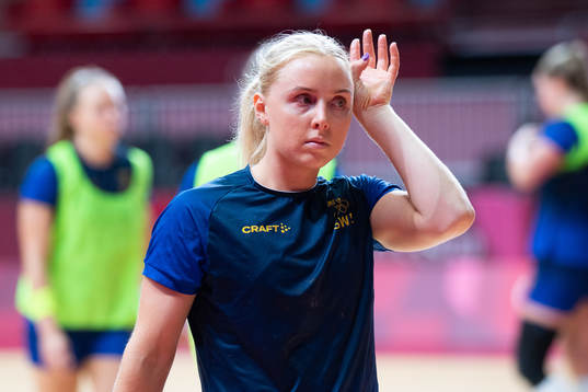 Mathilda Lundström of the Swedish women´s handball team