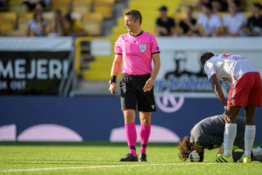 Referee Aleksei Matyunin