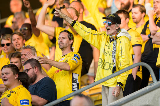 Supporters of Elfsborg in the stands