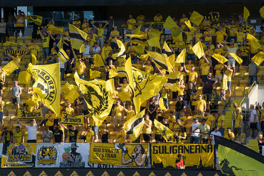 Supporters of Elfsborg in the stands