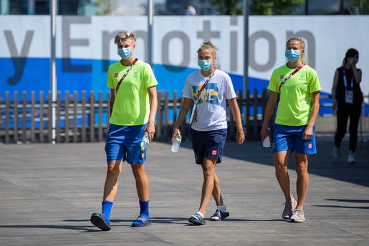 Lina Hurtig, Filippa Angeldahl and Hanna Glas of the