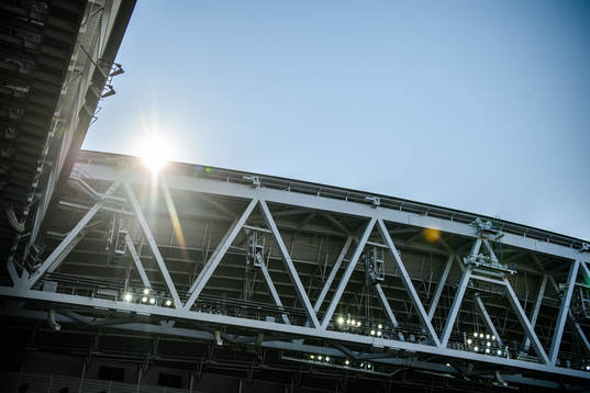 General view of Tele2 Arena prior to the UEFA Conference