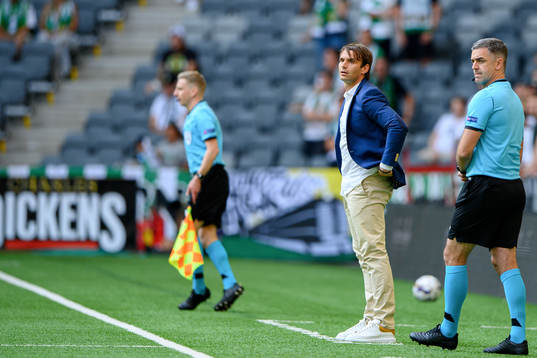 Milos Milojevic, head coach of Hammarby
