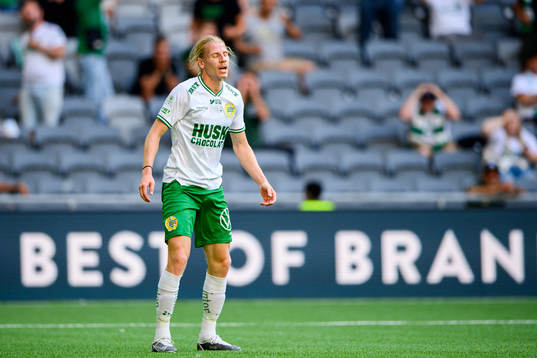 Gustav Ludwigson of Hammarby looks dejected