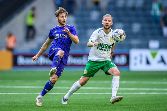 Jan Repas of Maribor and Darijan Bojanic of Hammarby