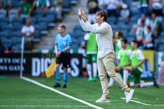 Milos Milojevic, head coach of Hammarby