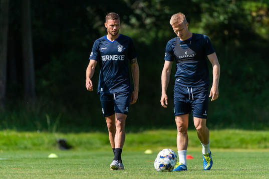 Marcus Berg och Oscar Wendt