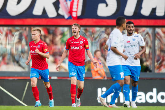 Helsingborgs Rasmus Jönsson reagerar
