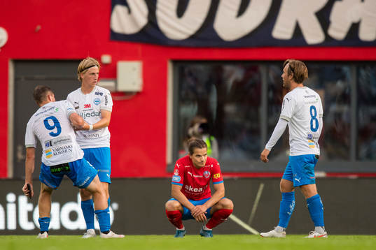 Helsingborgs Brandur Hendriksson Olsen deppar