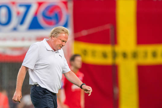 Helsingborgs tränare Jörgen Lennartsson deppar