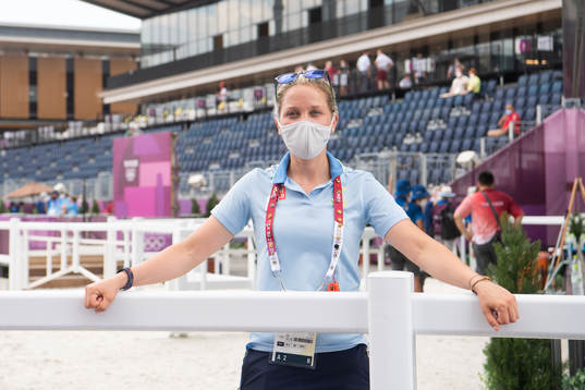 Therese Nilshagen of the Swedish equestrian dressage team