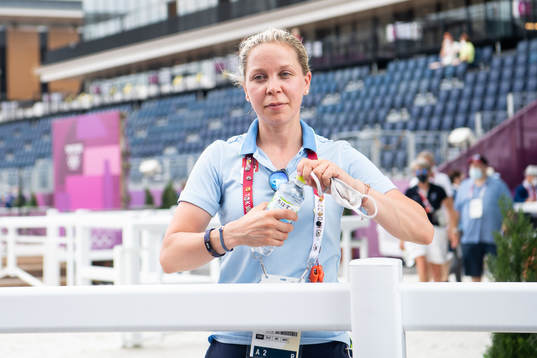 Therese Nilshagen of the Swedish equestrian dressage team