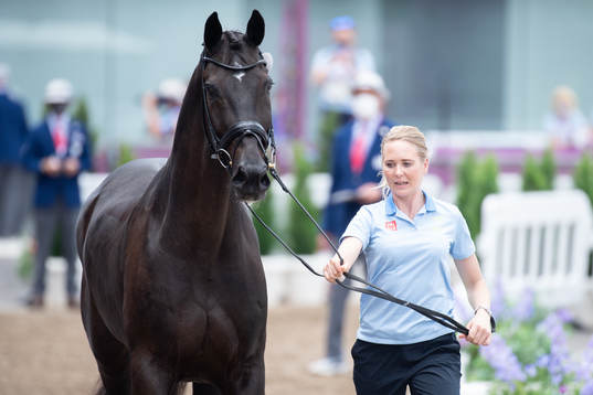 Bläddra bland fler bilder av Tokyo 2020 Olympics, day 0, Equestrian, Dressage, Horse inspection