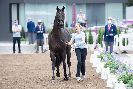 Antonia Ramel and the horse Brother de Jeu of the Swedish