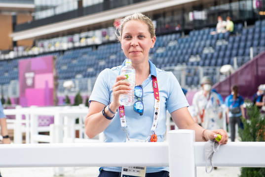 Therese Nilshagen of the Swedish equestrian dressage team