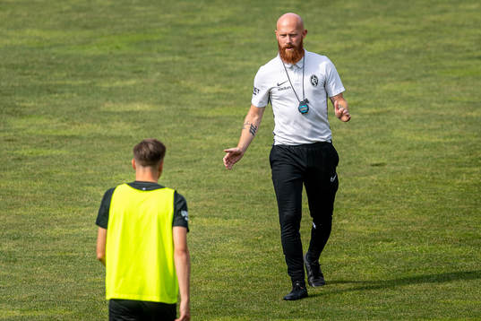 Landskronas assisterande tränare Max Mölder
