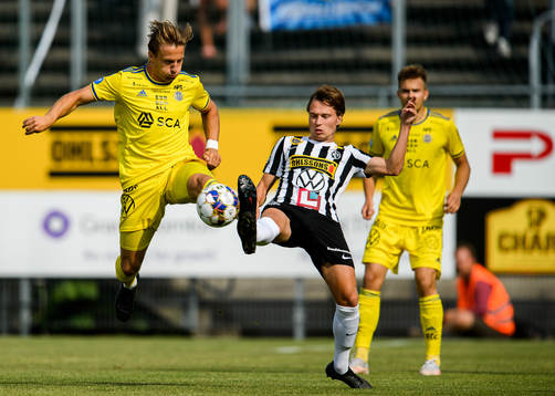 Sundsvalls Daniel Stensson och Landskronas Filip Ottosson