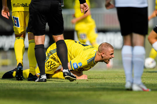 Sundsvalls Erik Andersson har ont