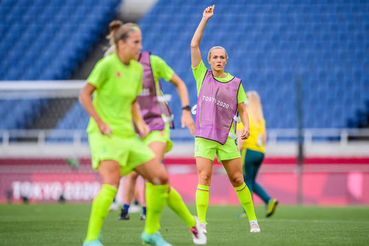 Magdalena Eriksson of Sweden prior to the women´s football