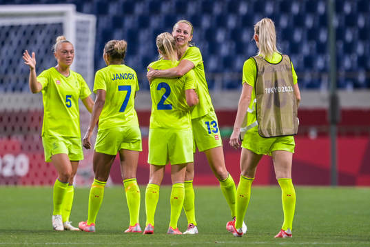 Hanna Bennison, Madelen Janogy, Jonna Andersson and Amanda