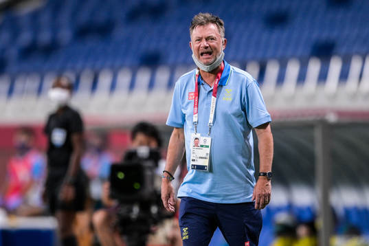 Peter Gerhardsson, head coach of Sweden