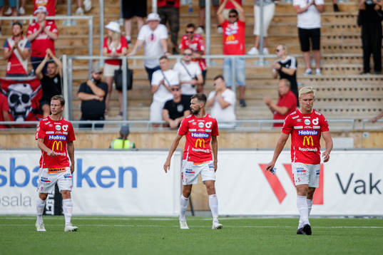 Degerfors Johan Bertilsson, Sebastian Olsson och Oliver