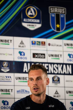Sirius tränare Daniel Bäckström