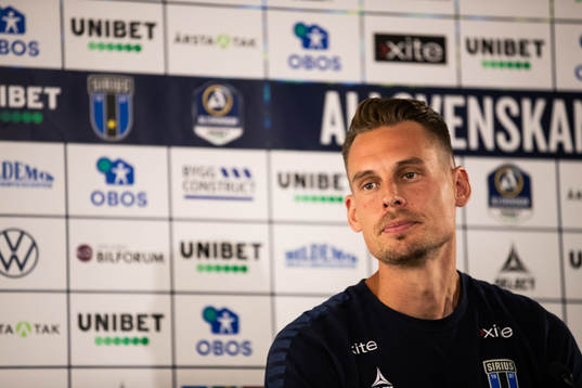 Sirius tränare Daniel Bäckström
