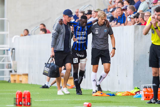 Sirius Patrick Nwadike med skada