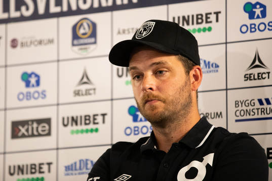 Degerfors tränare Andreas Holmberg