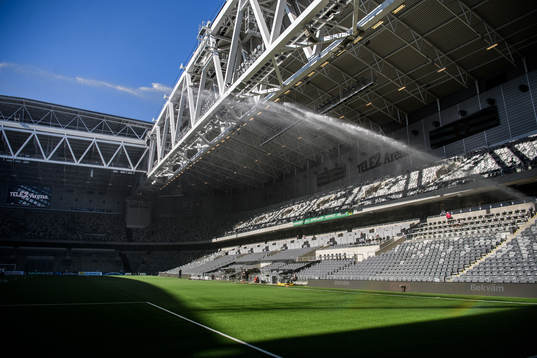 Interiör vy av Tele2 Arena