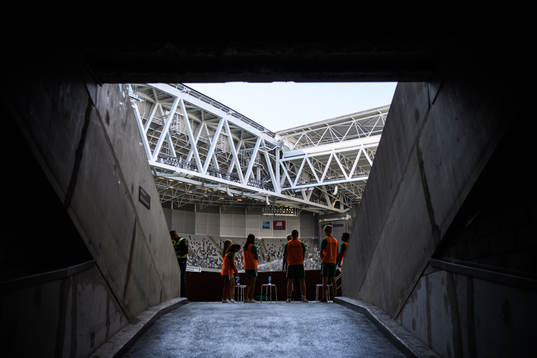 Interiör vy av Tele2 Arena